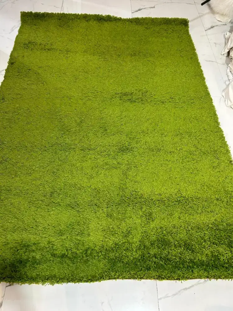 Karpet ikea warna hijau rumput@dinantisecondhand