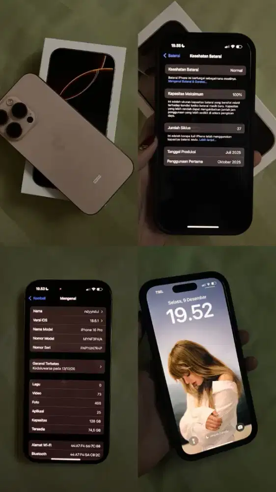 iPhone 16 pro 128 Gb ibox