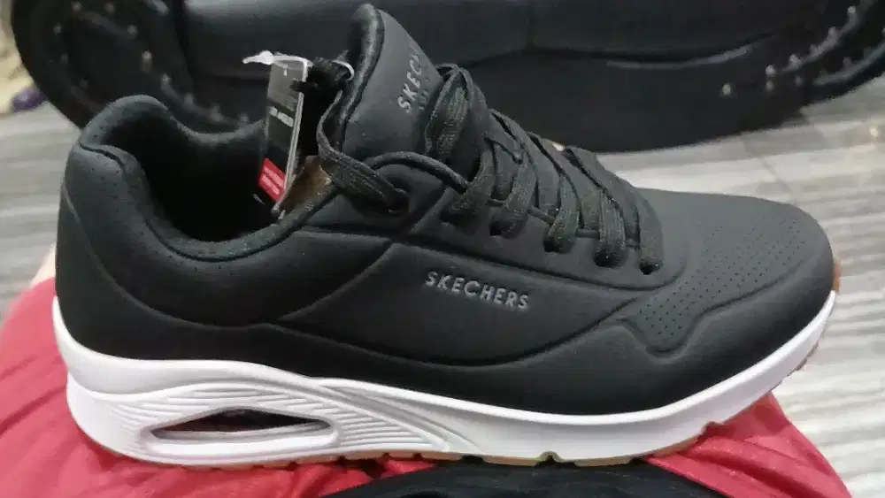 Skechers Uno Men -Original MAP - Black White _ New BNIB