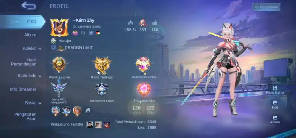 Akunn mobile legends