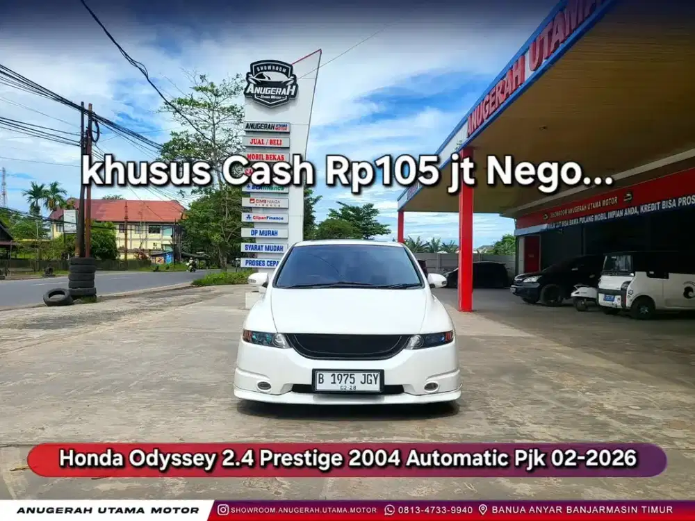 Cash Only Rp. 105 jt Honda Odyssey 2.4 Prestige 2004 Automatic