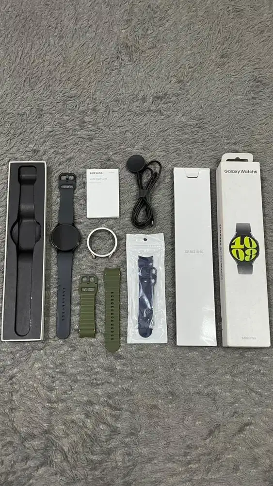 Smart Watch Samsung Galaxy Series 6 Fullset Resmi Sein 44mm