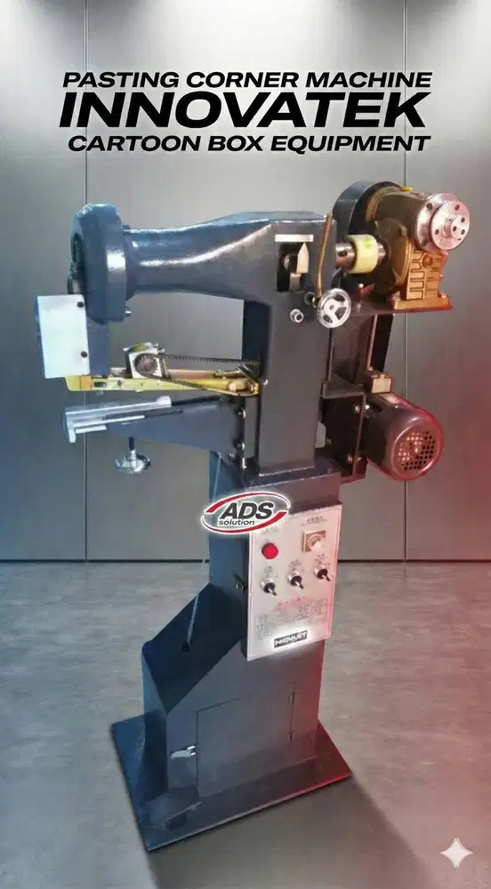 PASTING CORNER MACHINE / MESIN TEMPEL SUDUT PADA KEMASAN KARTON BOX
