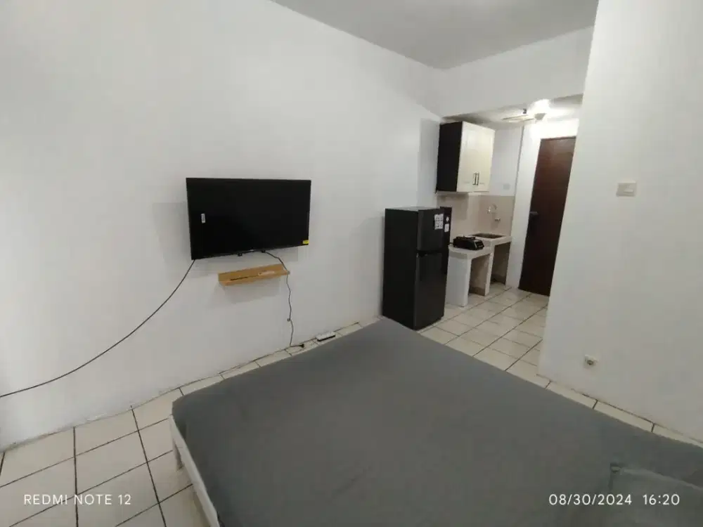 SEWA Apartemen Sunter Park View Studio Furnished Bulanan Lantai 8 Tower B