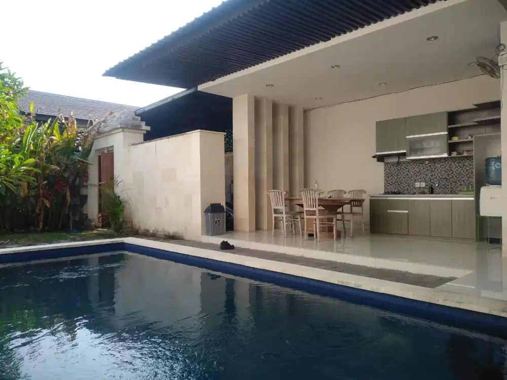 Dijual: Vila 2 Kamar Tidur Full Furnished dengan Kolam Renang & Garasi di Tirtanadi Sanur — Bali