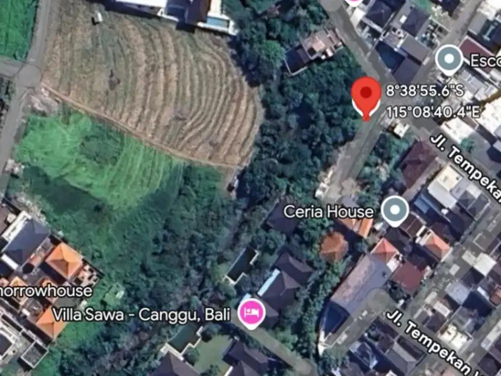 Disewakan: Tanah Strategis 2 Are di Area Komersial Villa — Berawa Canggu, Bali