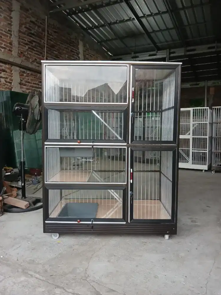 Jual kandang kucing alumunium