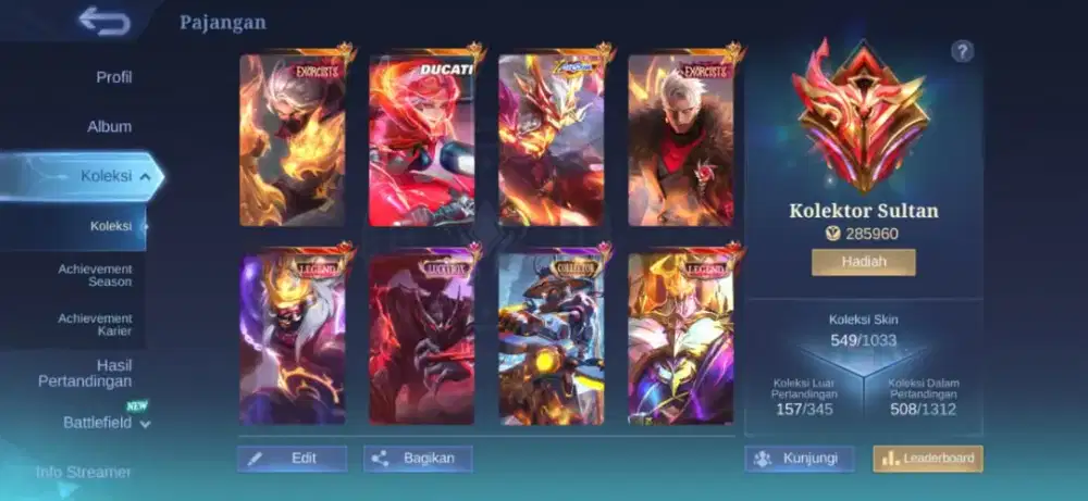 JUAL AKUN MOBILE LEGEND