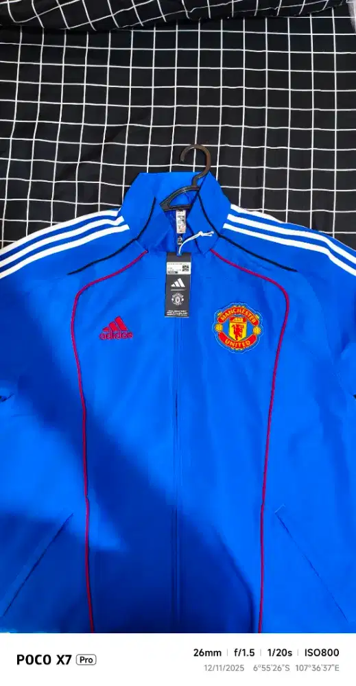 Jaket Adidas Manchester United MU Urban Purist JF0372 size M