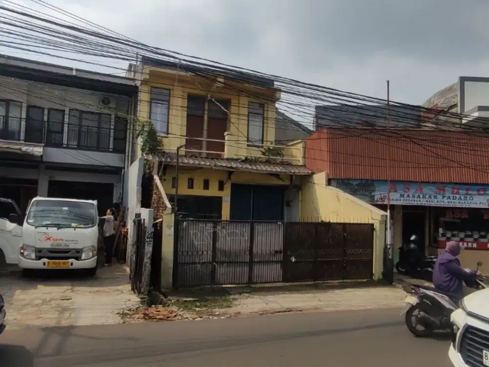 Rumah 3 Lantai Jual Murah Untuk Ruko Butik Kantor di Jalan Utama Rempoa Raya