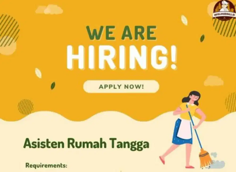 Dicari Art Untuk Dirumah Secepatnya