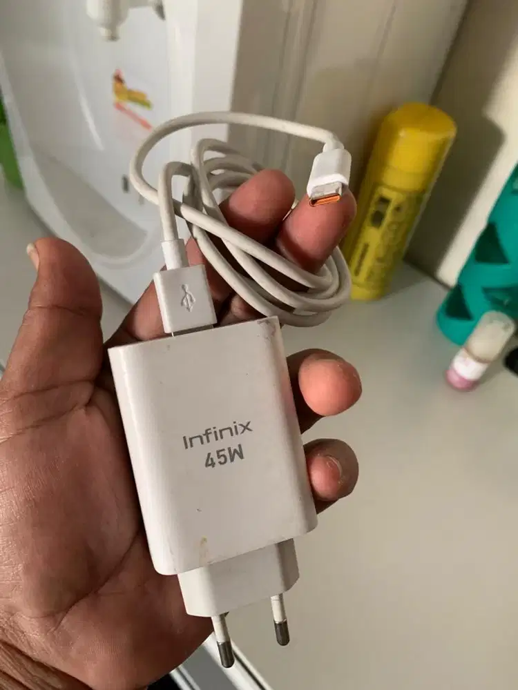 Charger ori infinix 45 watt tipe c