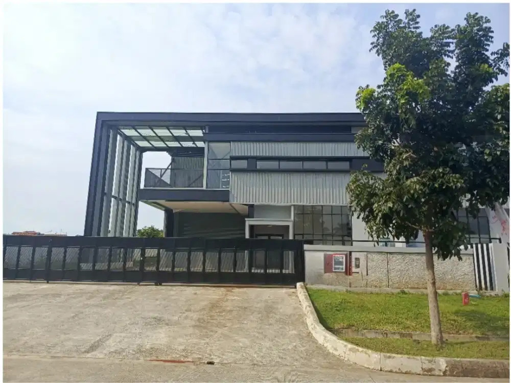 Dijual gudang smart hub 3in1 siap huni ready kawasan strategis jababek