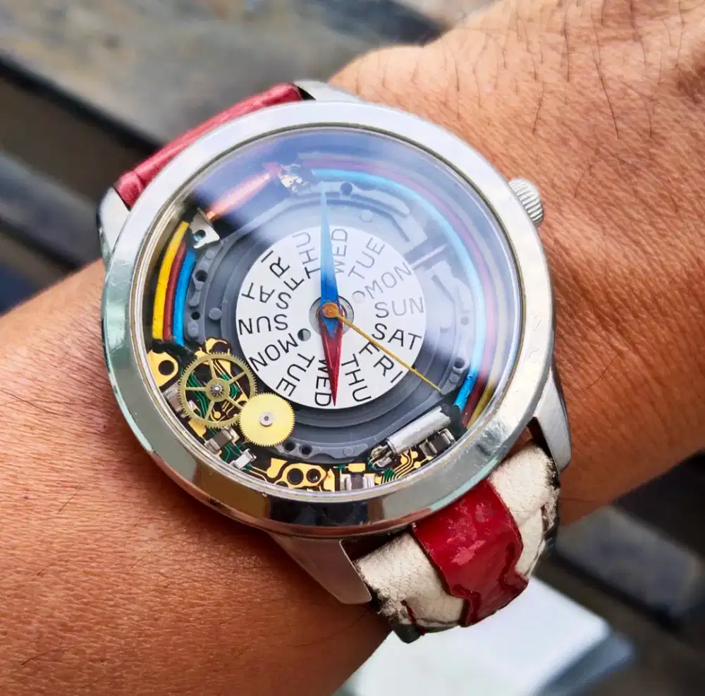 Jam tank alba dial modif quartz lawas jadul antik vintage