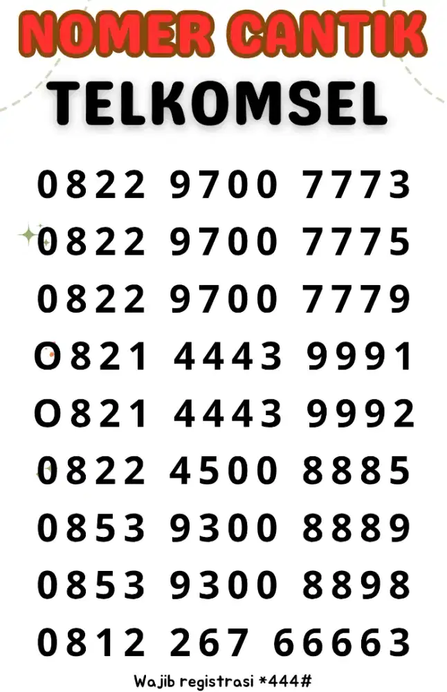 Nomer Cantik Telkomsel, Harga Terjangkau