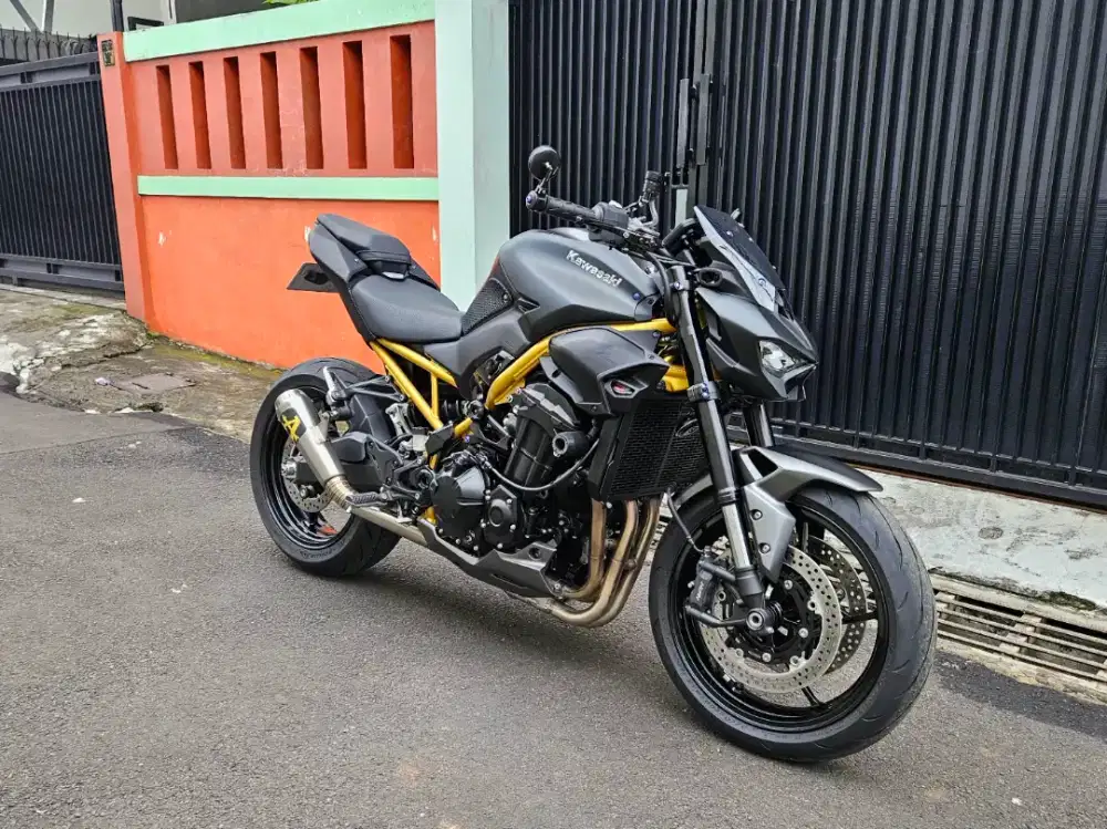 Kawasaki Z900 2025 gold frame part modif banyak Z800 Z1000 MT09 ZX6R