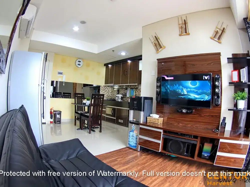 Apartment Trivium 2 BR Furnished Siap Huni Di Lippo Cikarang