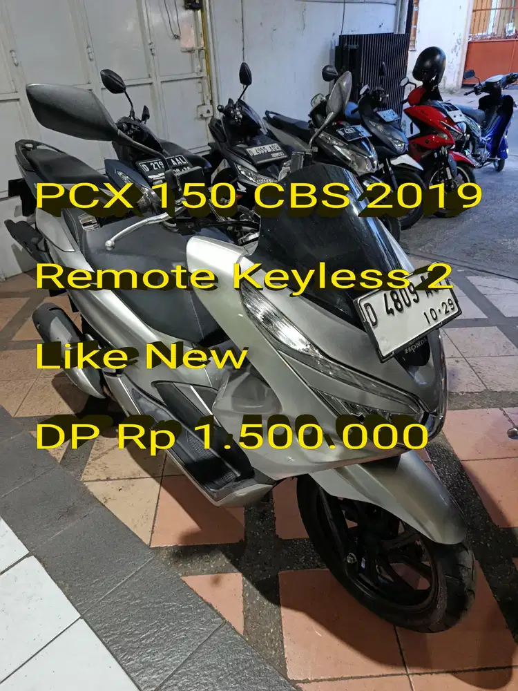 PCX 150 2019. Pajak Panjang. Remote 2. Like New.Standar.Cash/Kredit/TT