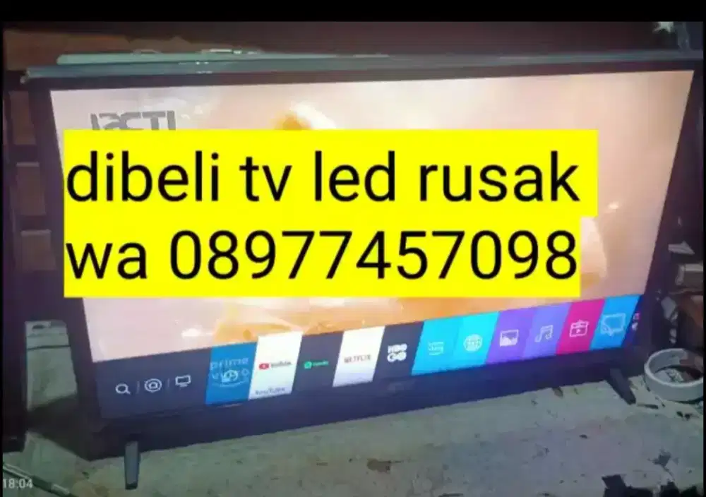 Dibeli tv led rusak