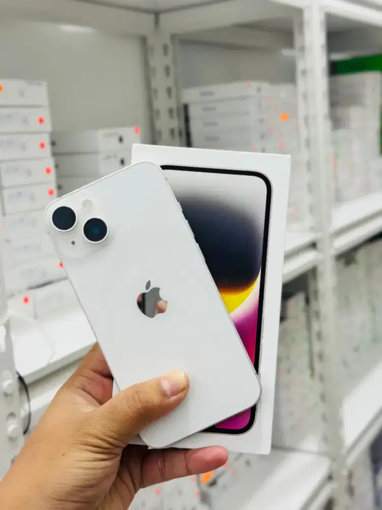 Ready Seken IPhone 14 128 Ibox BH 96% mulus like new fullset