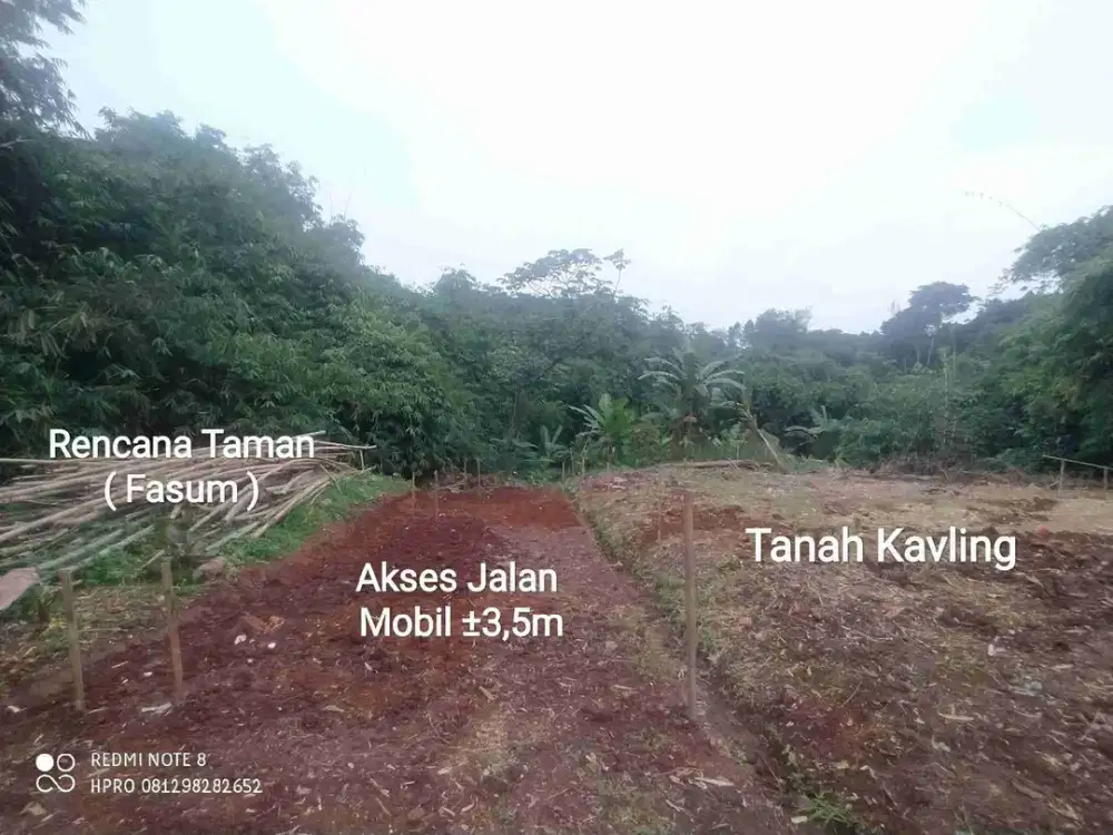 Dijual Tanah Kavling Siap Bangun Di Dalam Perumahan Bojonggede Dekat Pemda Cibinong
