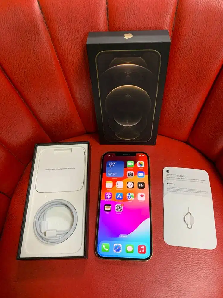 iPhone 12 Pro Max 256gb Gold iBox Digimap Fullset Original