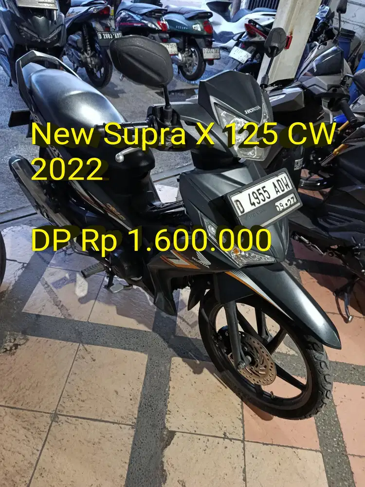 Supra X 125 2022. Pajak ON. KM 30rb. Standar. Like New. Cash/Kredit/TT