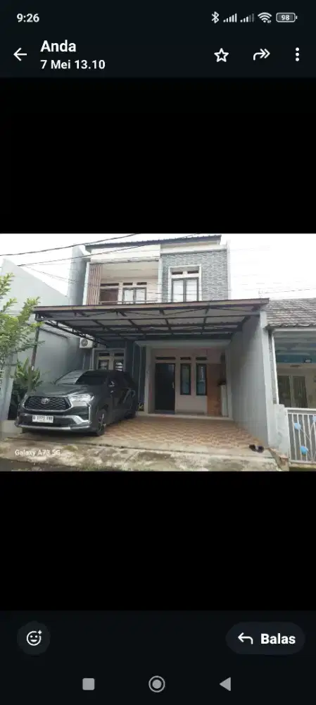 Jual rumah siap huni, bersih , terawat