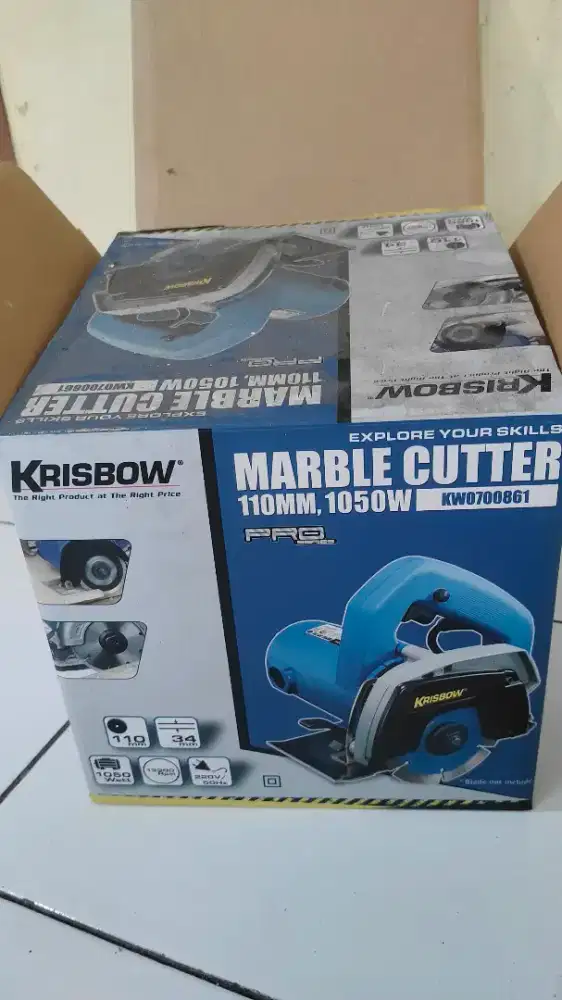 mesin marble cutter krisbow kondisi bekas masih bagus