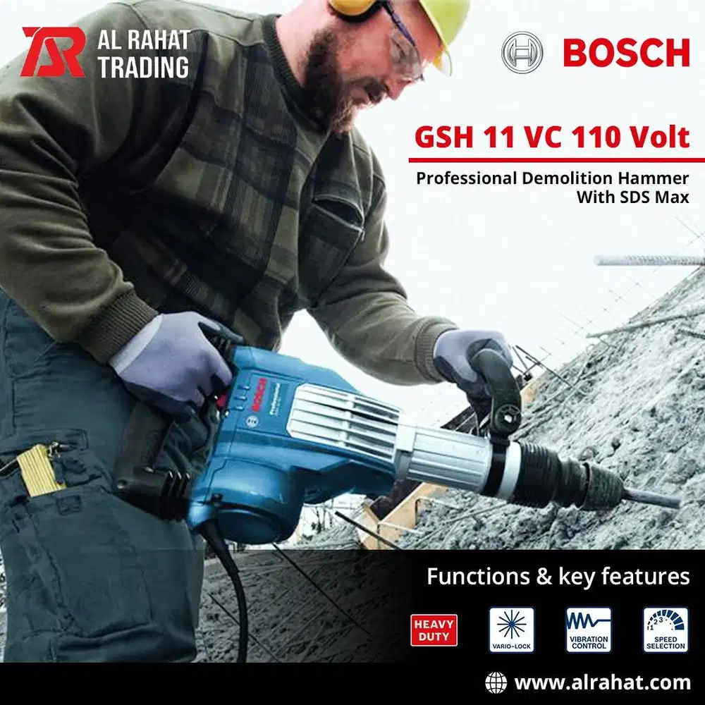 mesin bobok beton BOSCH  GSH 11 VC 110V