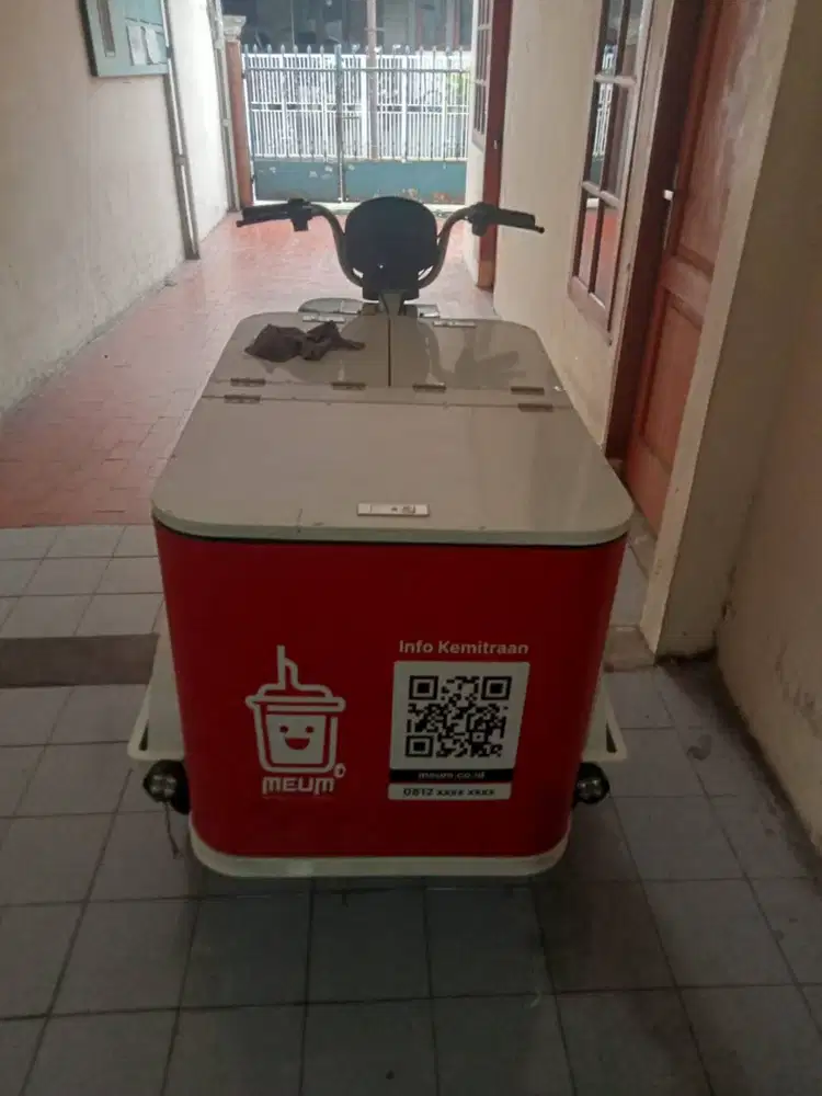 SEPEDA LISTRIK GEROBAK KOPI