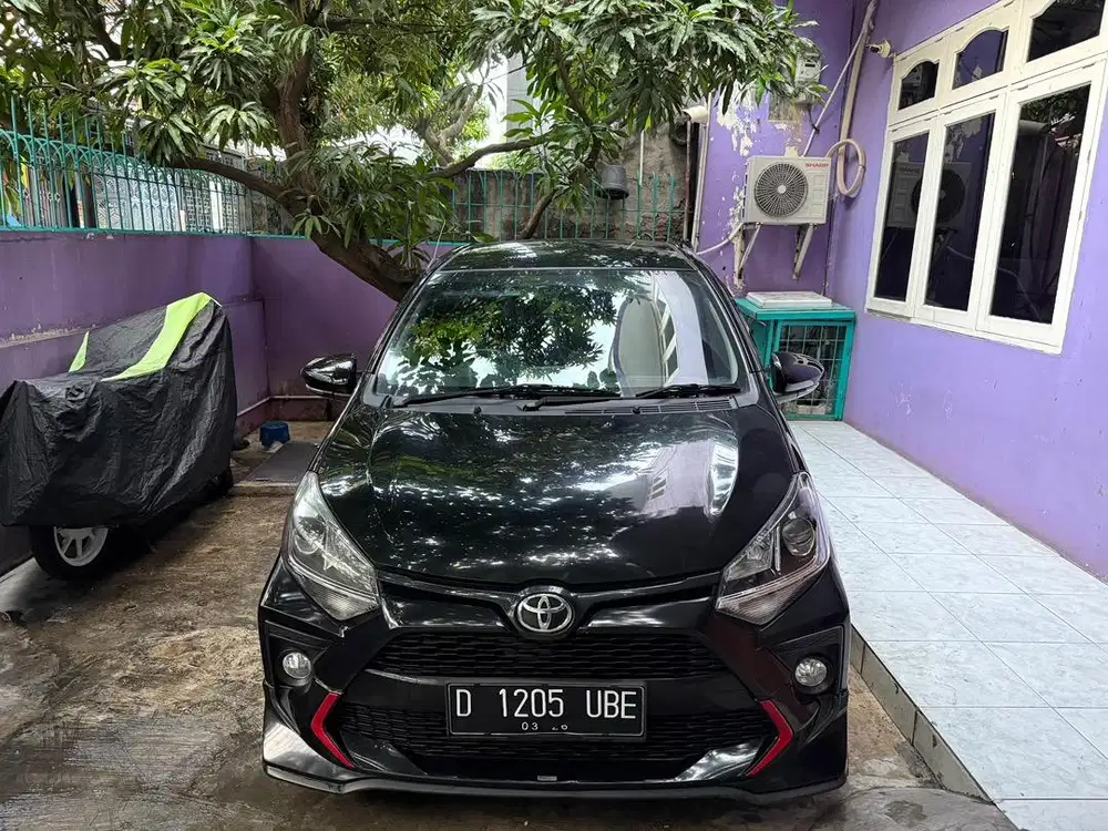 Jual agya trd 2021 service record km32rb