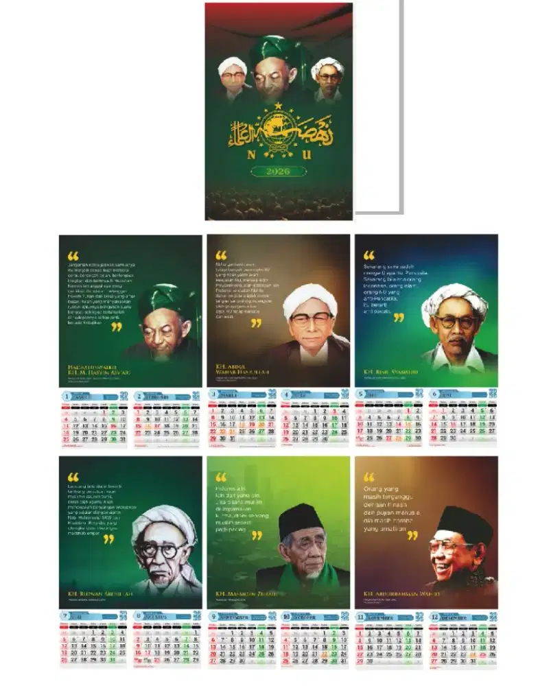 kalender 2026 7 lembar