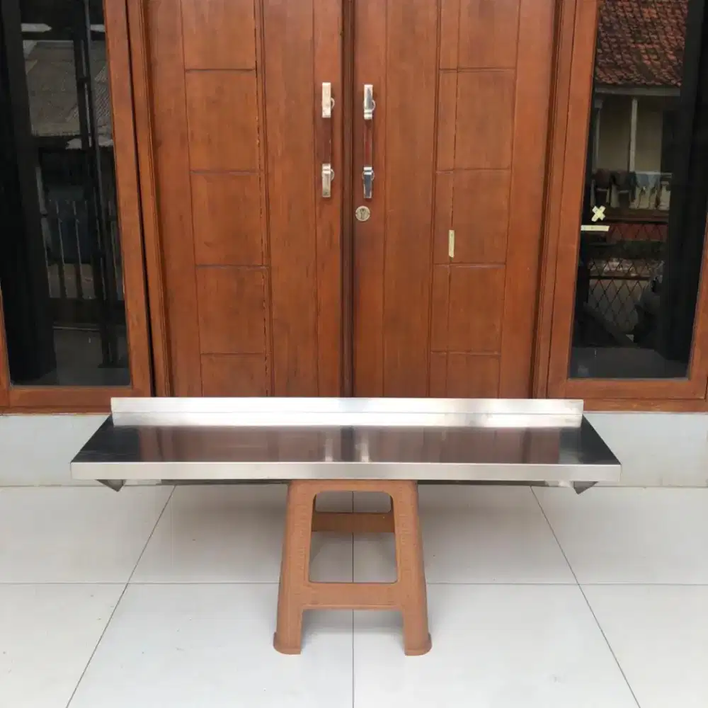 Wall Shelves Stainless - Ambalan - Hambalan Dinding - Rak Dinding WS