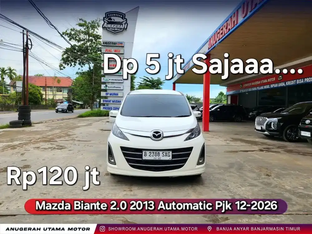 Dp 5jt Mazda Biante 2.0 2013 Automatic Pjk 12-2026