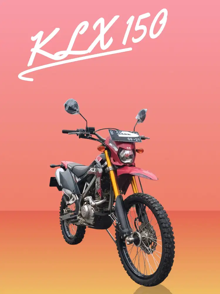 Dp 1jt Kawasaki KLX 150 BF SE crf (Bi jelek KTP daerah bs kredit
