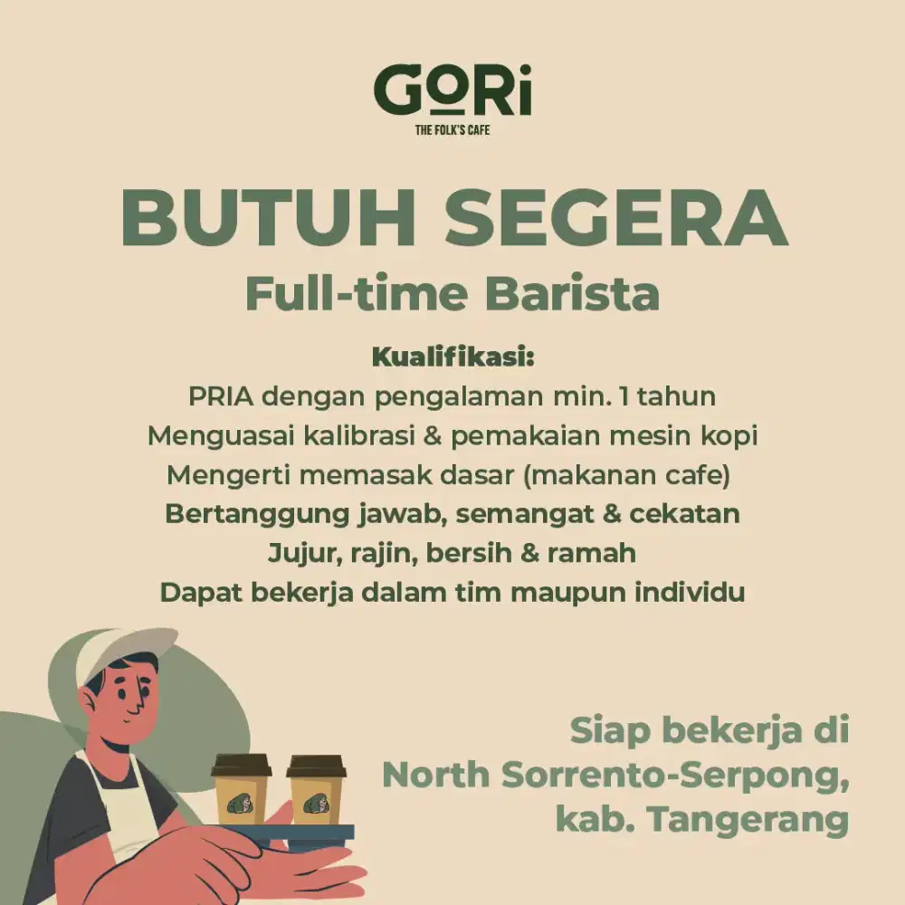 BUTUH SEGERA CREW CAFE