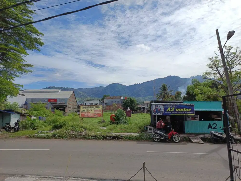 JUAL TANAH Pinggir Jalan Raya Dekat Alun2 Kota Pelabuhanratu Sukabumi