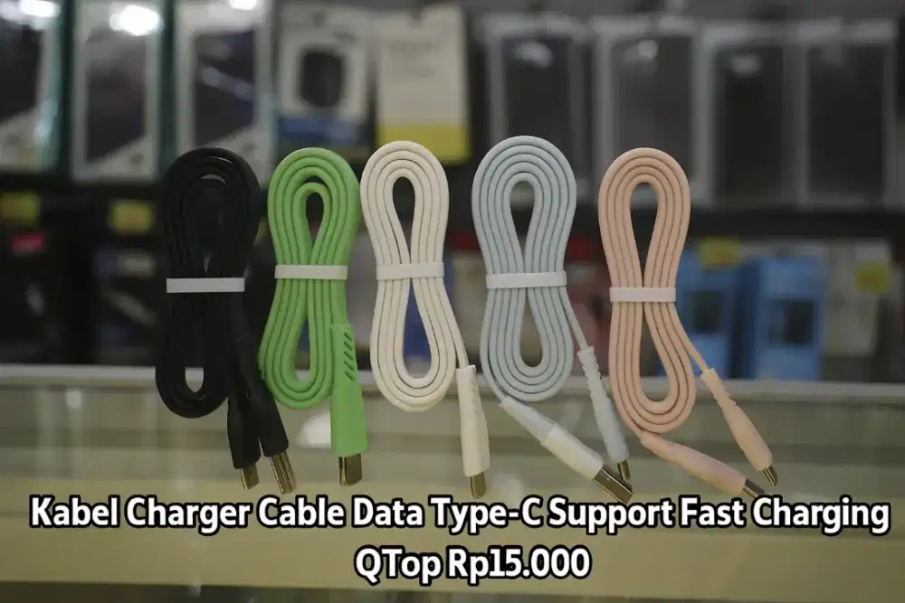 Kabel Data Kabel Charger Type-C Support Fast Charging QTop