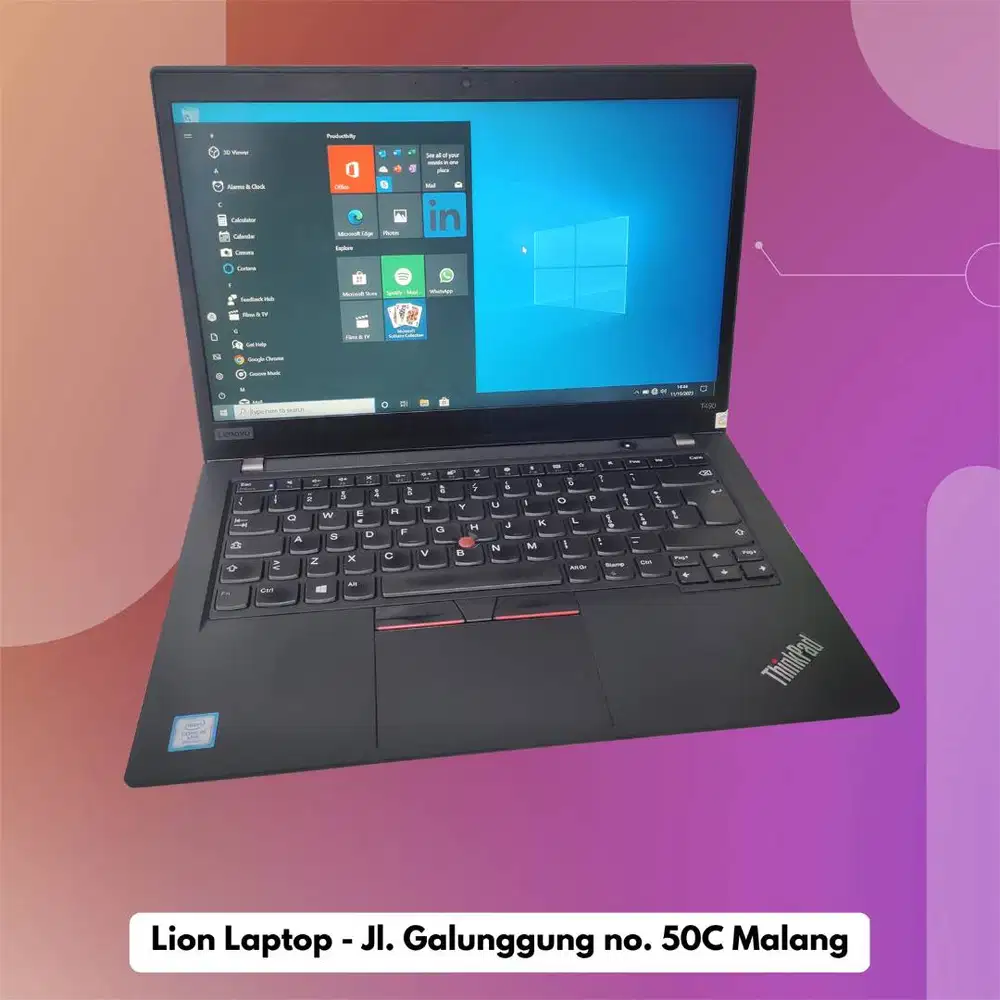 RAM 16GB i5 Gen 8 SSD 256GB Lenovo Thinkpad T490 [12|12]