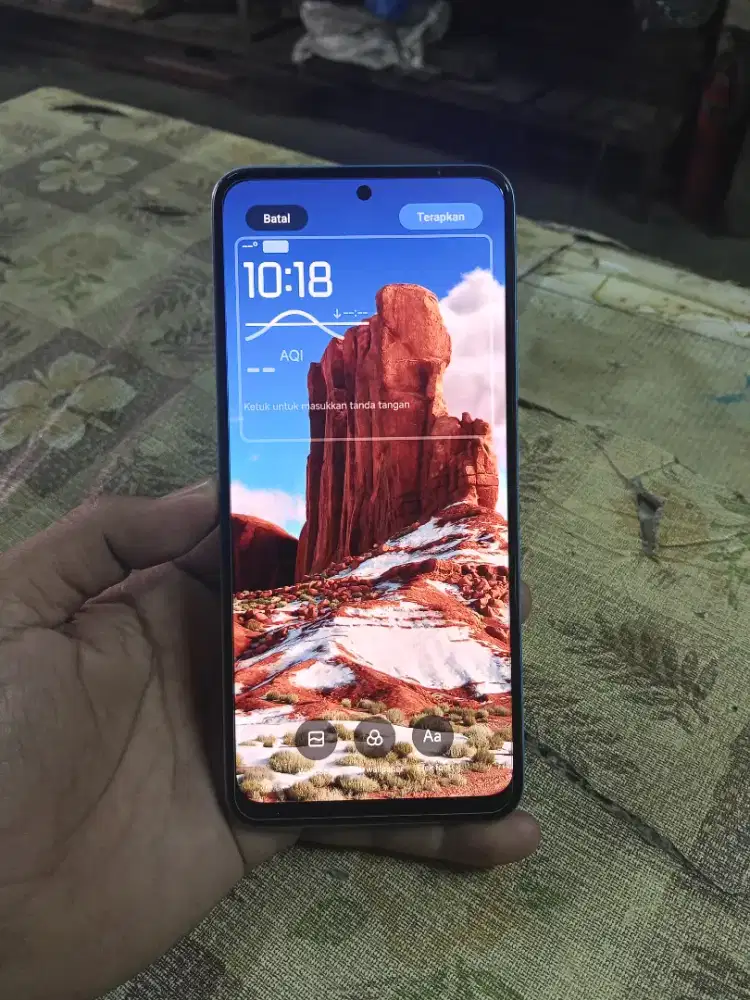 Jual santai redmi note 12 4G (8/128) hp cas mulus no minus