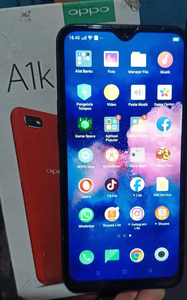 jual hp oppo tinggal pakai aja lagi layar ganal