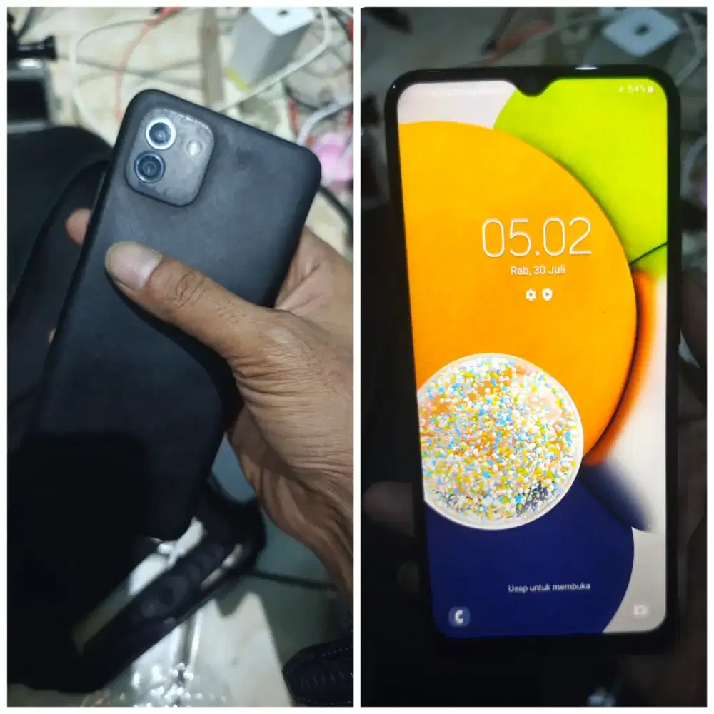 Samsung A03 ram 4/64 normal lancar no kendala