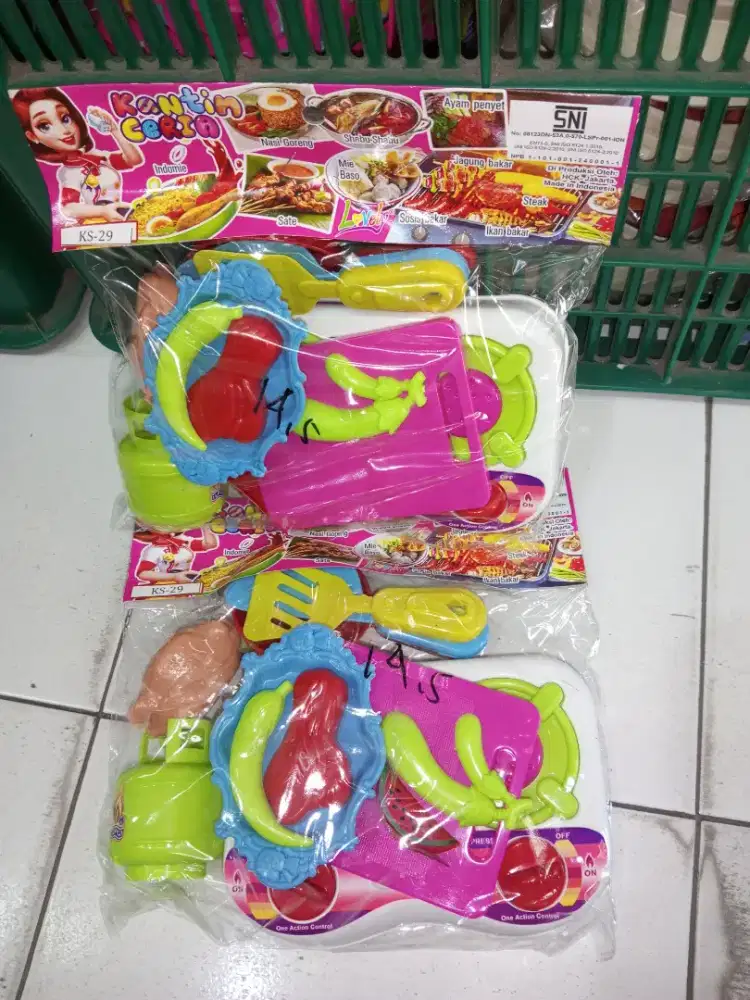 Mainan anak kantin ceria masak set