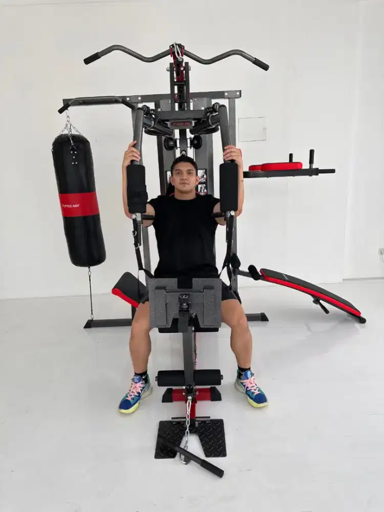 Alat fitness Home gym 3 sisi samsak+ leg pres