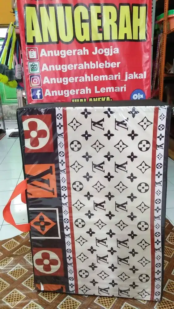 kasur busa lipat tas 90cm