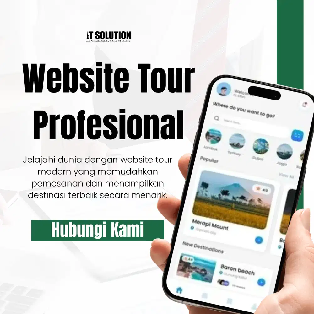Pembuatan Website Tour Travel Profesional dan Cepat