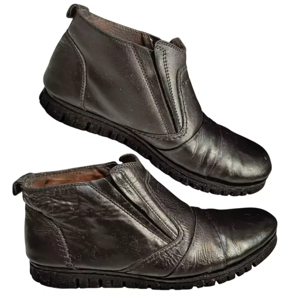 Sepatu Kulit Boots branded  Crocodile size 42