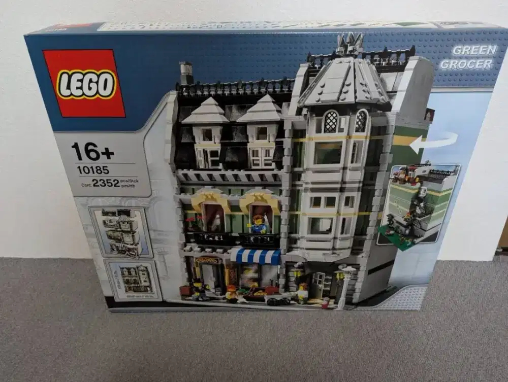 LEGO 10185 LEGO Green Grocer Creatoe Expert Toys Segel Modular Mainan