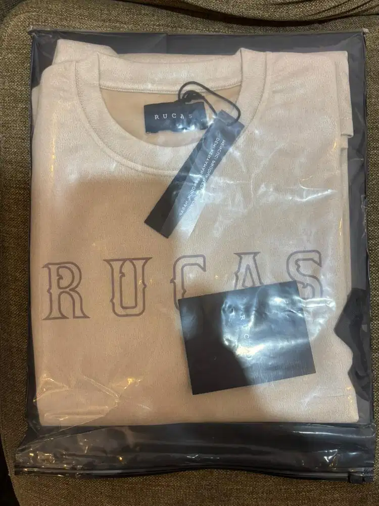 RUCAS The Initial Special Material Edition Tee - Brown size XL